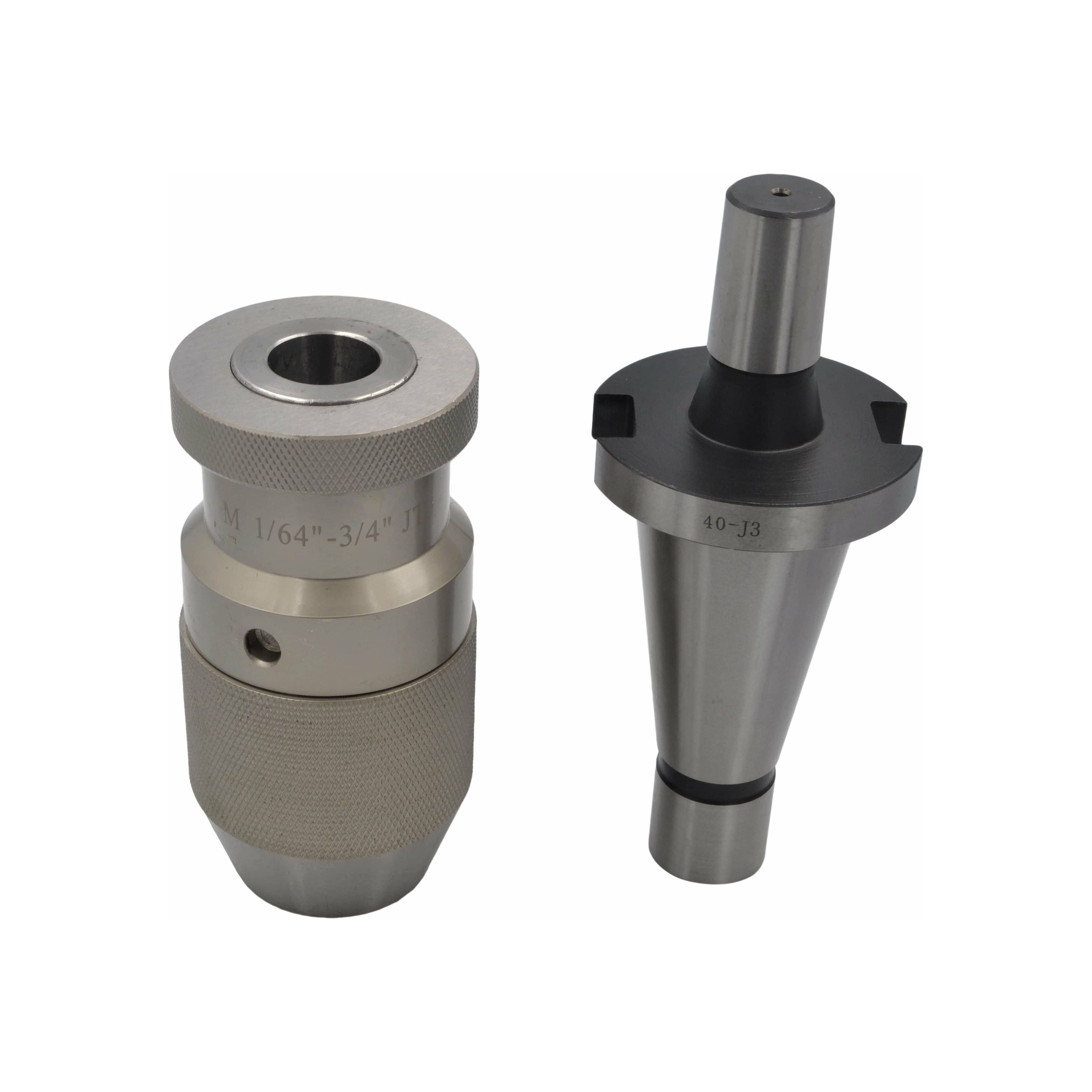 Twin Eagle Imports Chuck 3/16"-3/4" JT3 Keyless Drill Chuck NT40 Drawbar Arbor M Series