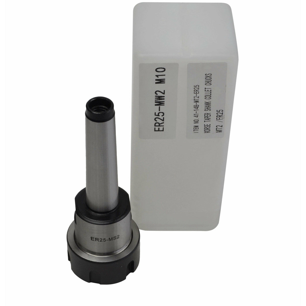 Twin Eagle Imports Collet chuck ER25 Collet Chuck with MT2 Shank –  0.01 mm Runout