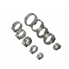 Twin Eagle Imports Grab Kits 100 Piece 304 Stainless Steel 8.8-10.5mm Ear Hose Clamp