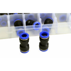 Twin Eagle Imports Grab Kits 118pc Pneumatic Push in Air Line Hose Joiner Grab Kits Assortmentt