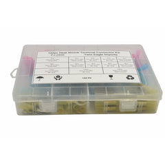 Twin Eagle Imports Grab Kits 142pc Heat Shrink Terminal Kit 12/24v Grab Kit Assortment