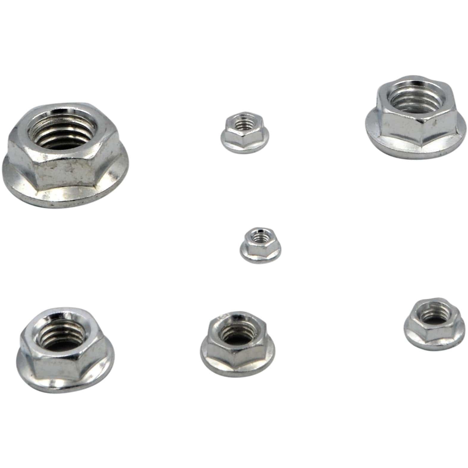 Twin Eagle Imports Grab Kits 150pc Steel Metric Flange Nuts Grab Kit Assortment