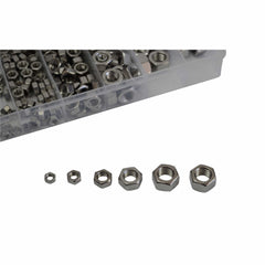 Twin Eagle Imports Grab Kits 190pc 316 Stainless Steel Metric UNC Hex Nut and 460pc Stainless Steel Washer