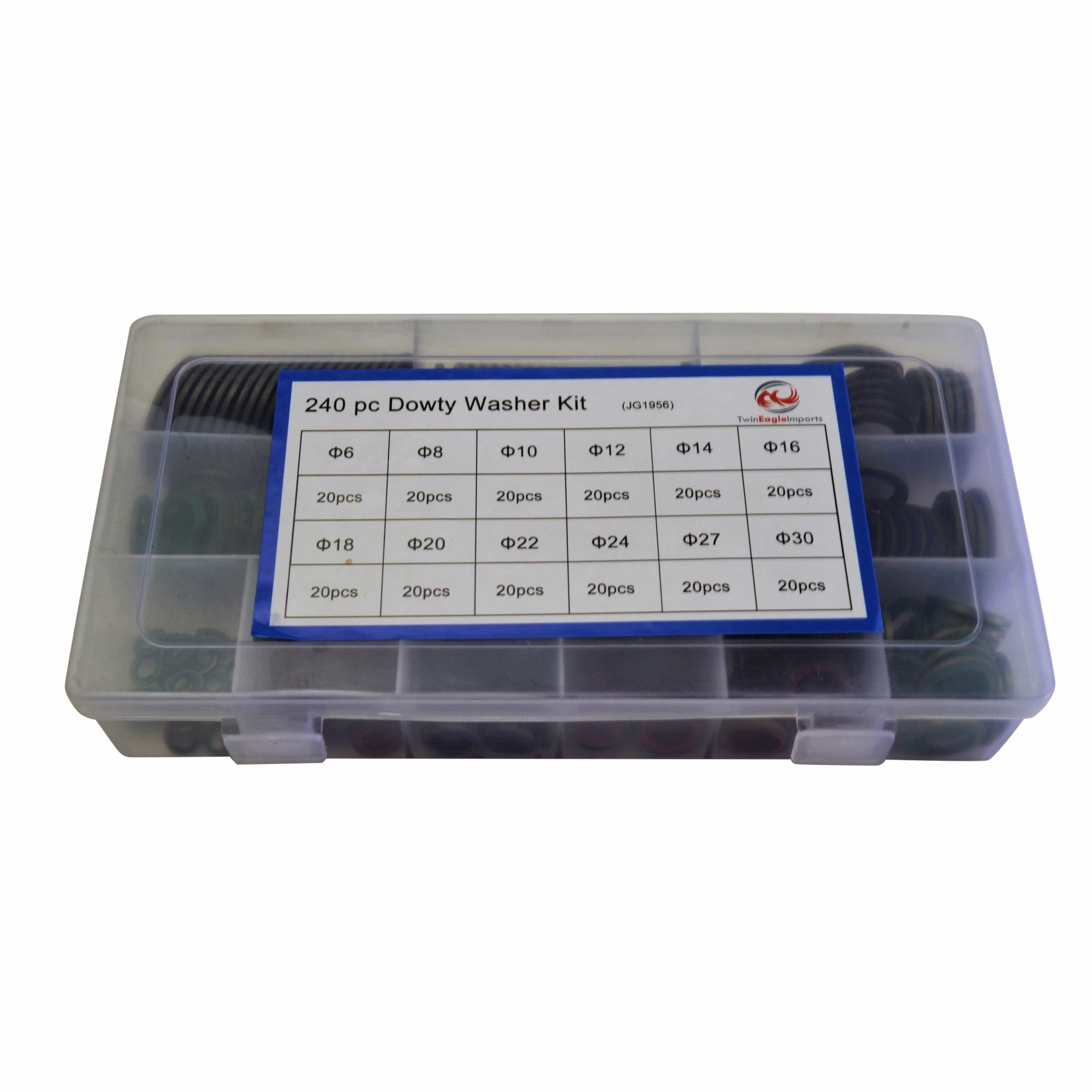 Twin Eagle Imports Grab Kits 240pc Dowty Washers  Grab Kit