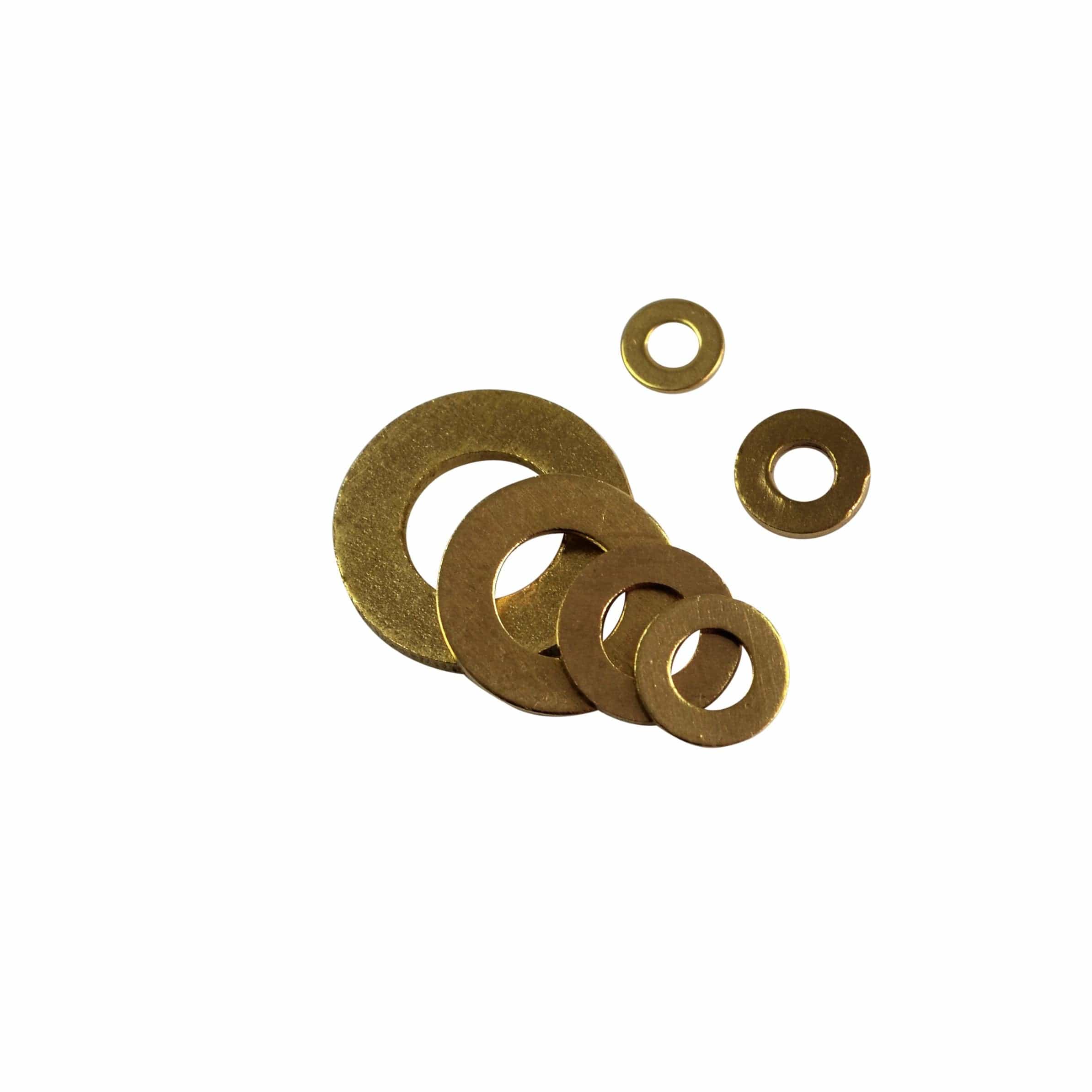 Twin Eagle Imports Grab Kits 250pc Metric Brass Washer Grab Kit Assortment
