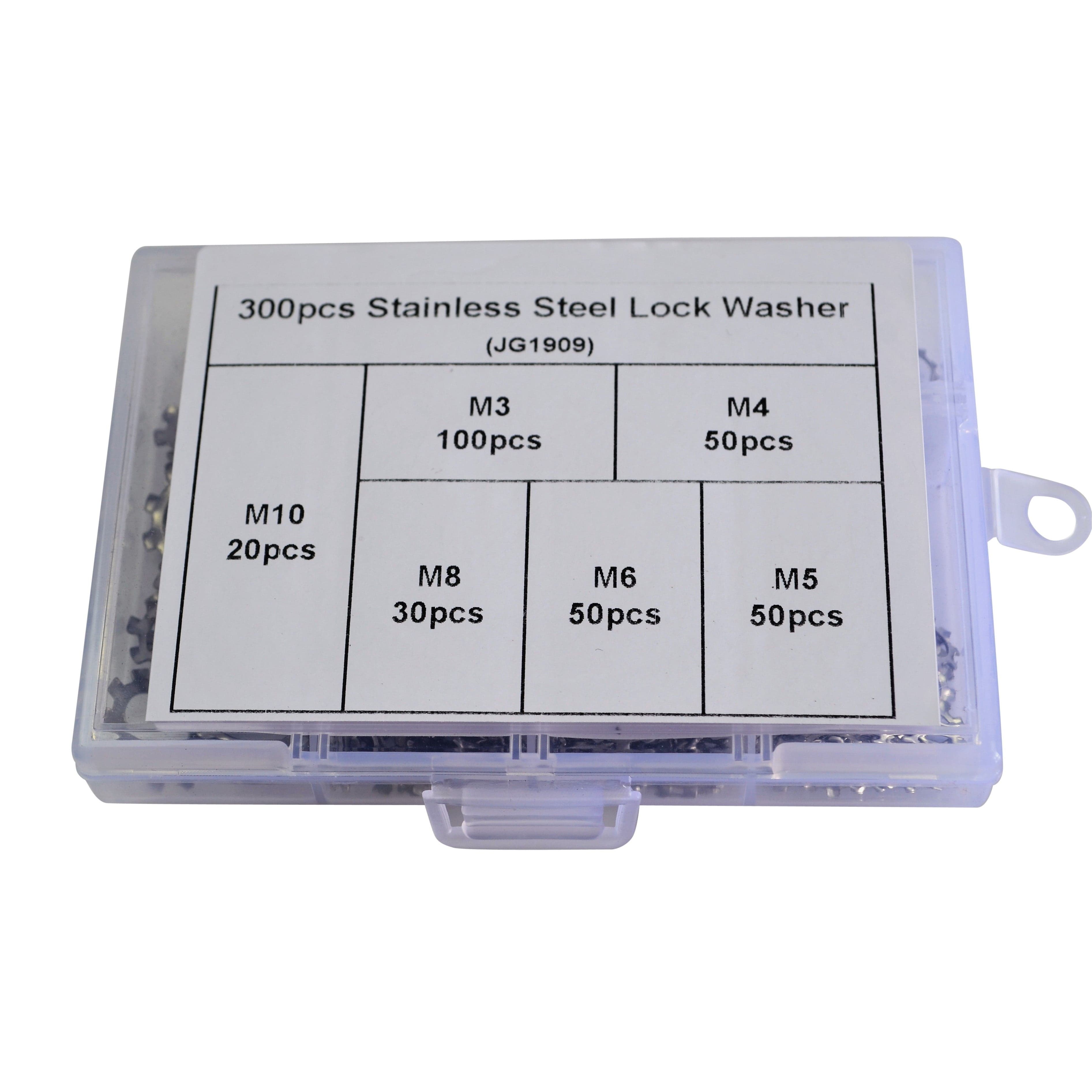 Twin Eagle Imports Grab Kits 300pc Stainless Steel Lock Washer Grab Kit