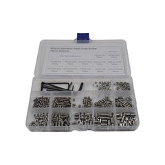 Twin Eagle Imports Grab Kits 410pc Imperial Stainless Steel Grub Screw Grab Kit Assortment