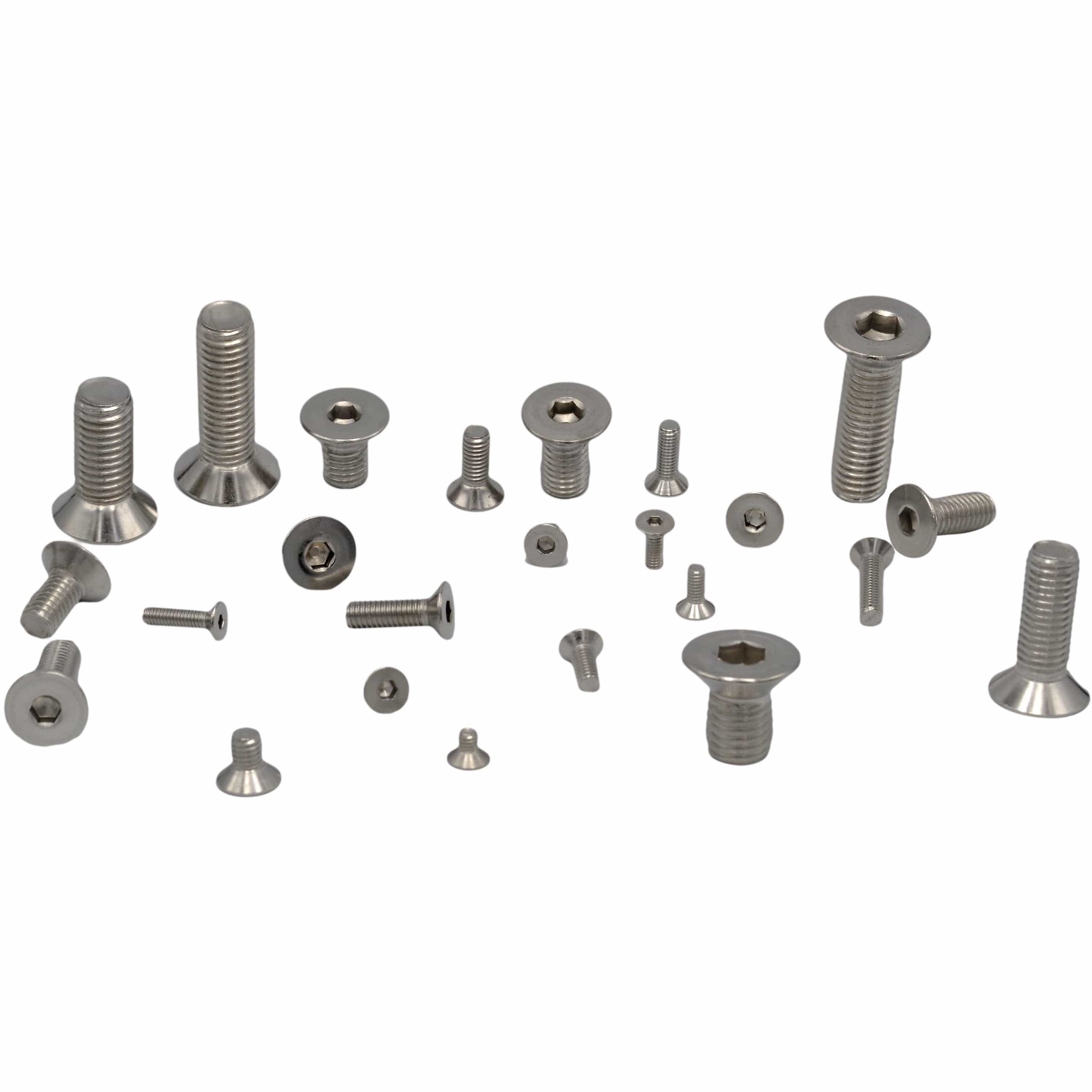 Twin Eagle Imports Grab Kits 648 Piece 304 Stainless Steel Countersink Cap Screw Grab Kit Assortment