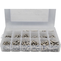 Twin Eagle Imports Grab Kits 682 Piece 304 Stainless Steel Pan Head Screw Grab Kit Assortment