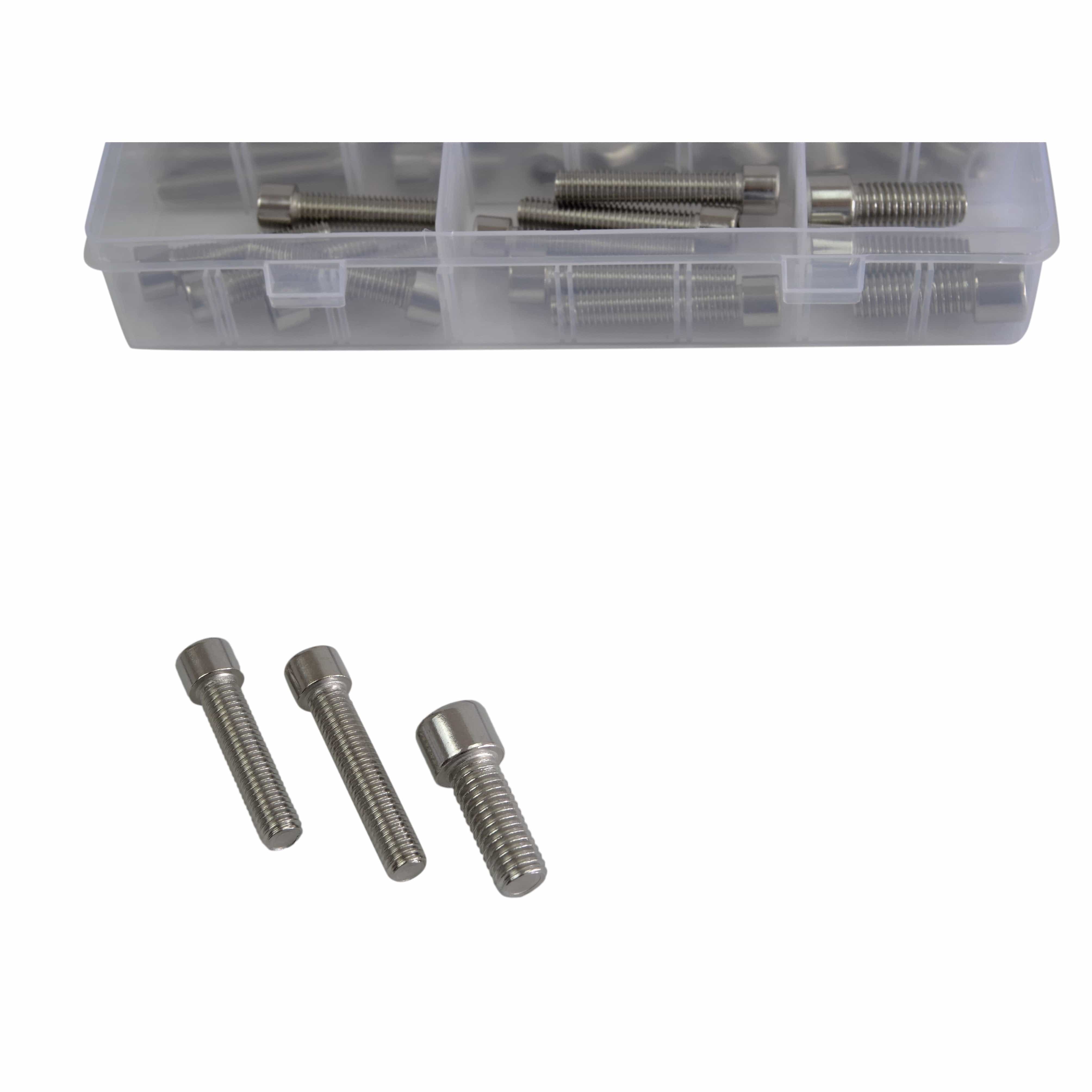 Twin Eagle Imports Grab Kits 90pc Stainless Steel Cap Screw Bolt Assortment  Grab Kit