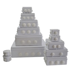 Twin Eagle Imports Junction Box 150x150x70 mm ABS Plastic IP65 Waterproof Junction Box
