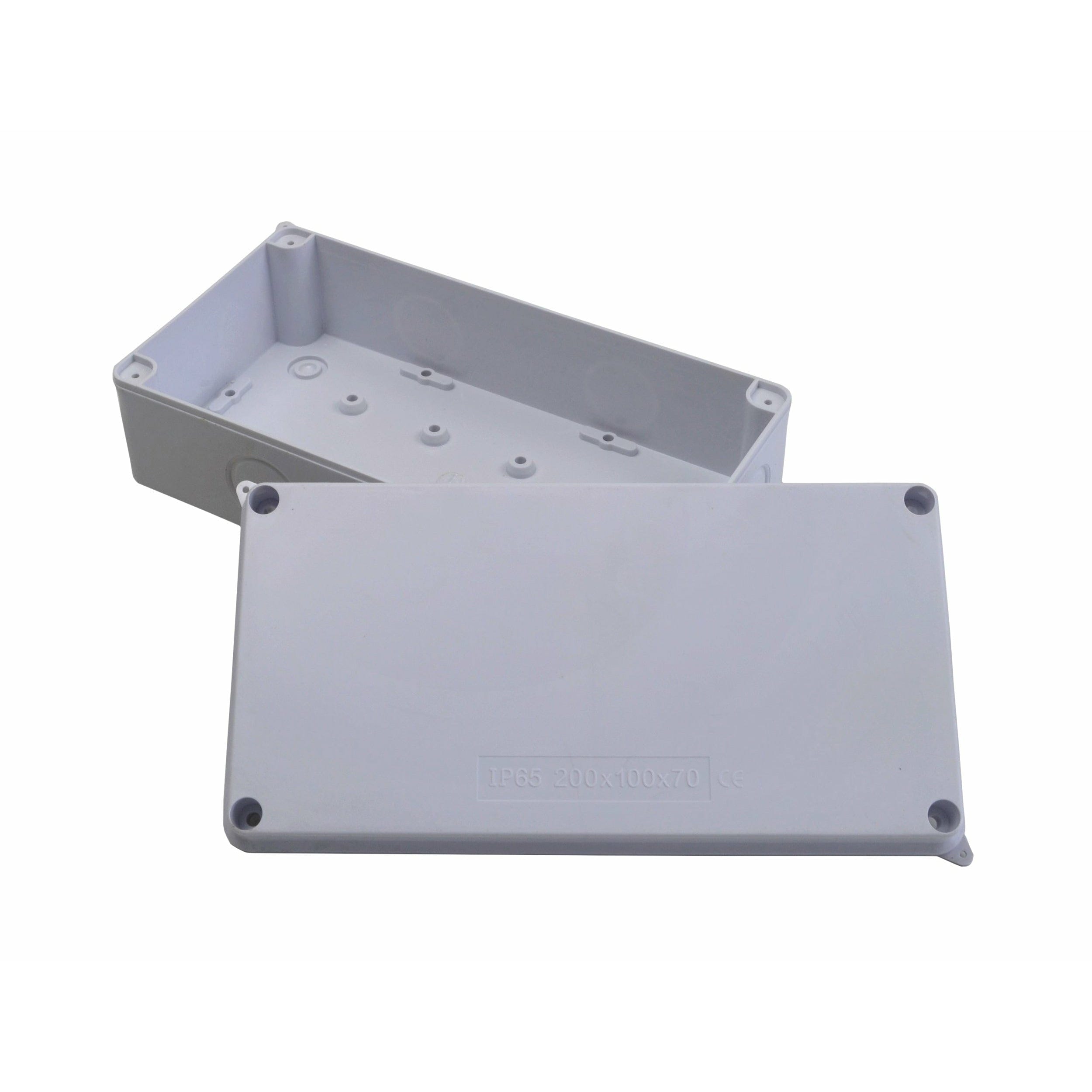 Twin Eagle Imports Junction Box 200x100x70 mm No Grommet IP65 Waterproof Junction Box