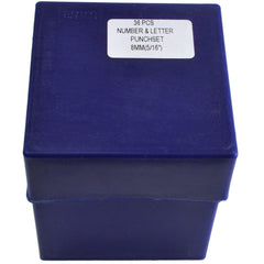 Twin Eagle Imports Letter and Number Stamp Punches 8mm Letter and Number Stamp Punch 36 piece