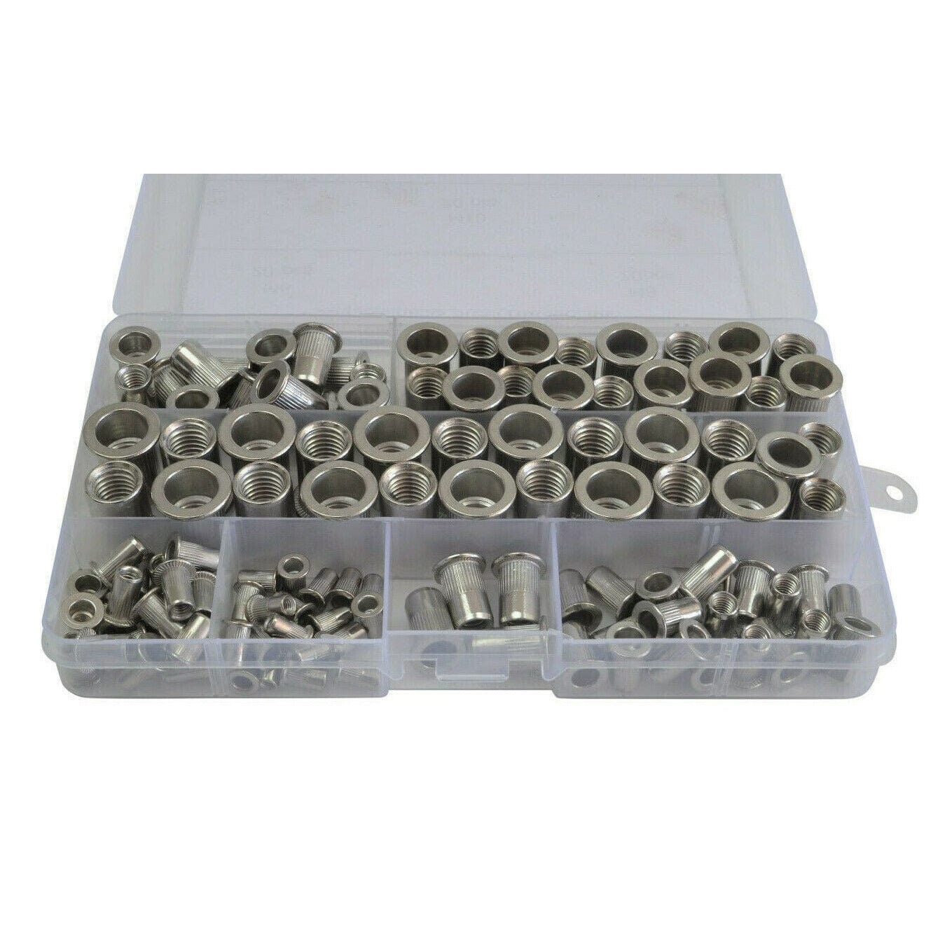 Twin Eagle Imports Nutserts 120pc 304 Stainless Steel Metric Nutserts Grab Kit Assortment