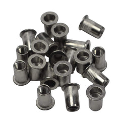 Twin Eagle Imports Nutserts 50 / M6 304 Stainless Steel Coarse Metric Nutsert Rivnuts M3 M4 M5 M6 M8 M10