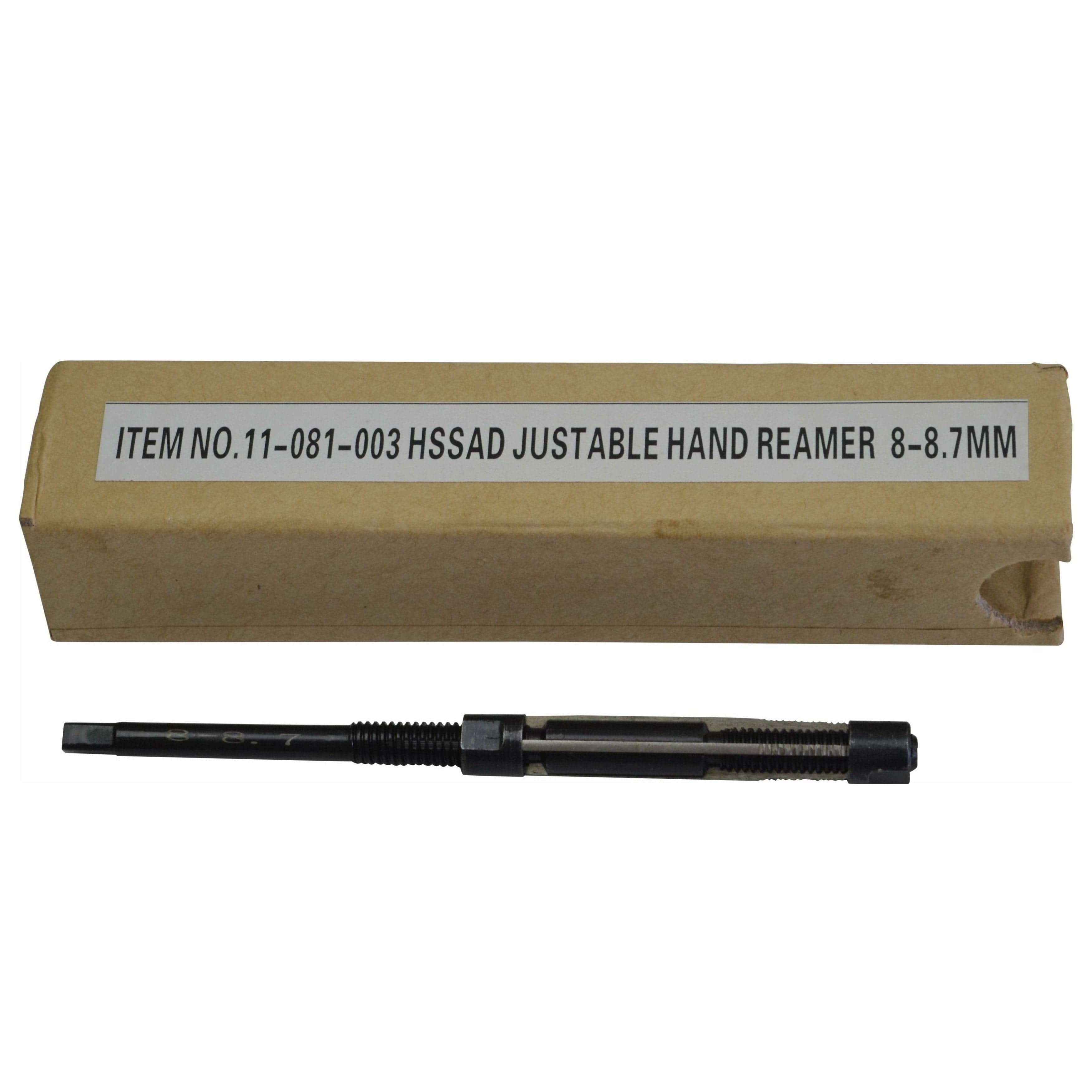 Twin Eagle Imports Reamer HSS Blade Adjustable Expanding Hand Reamer 8-8.7mm without Guide