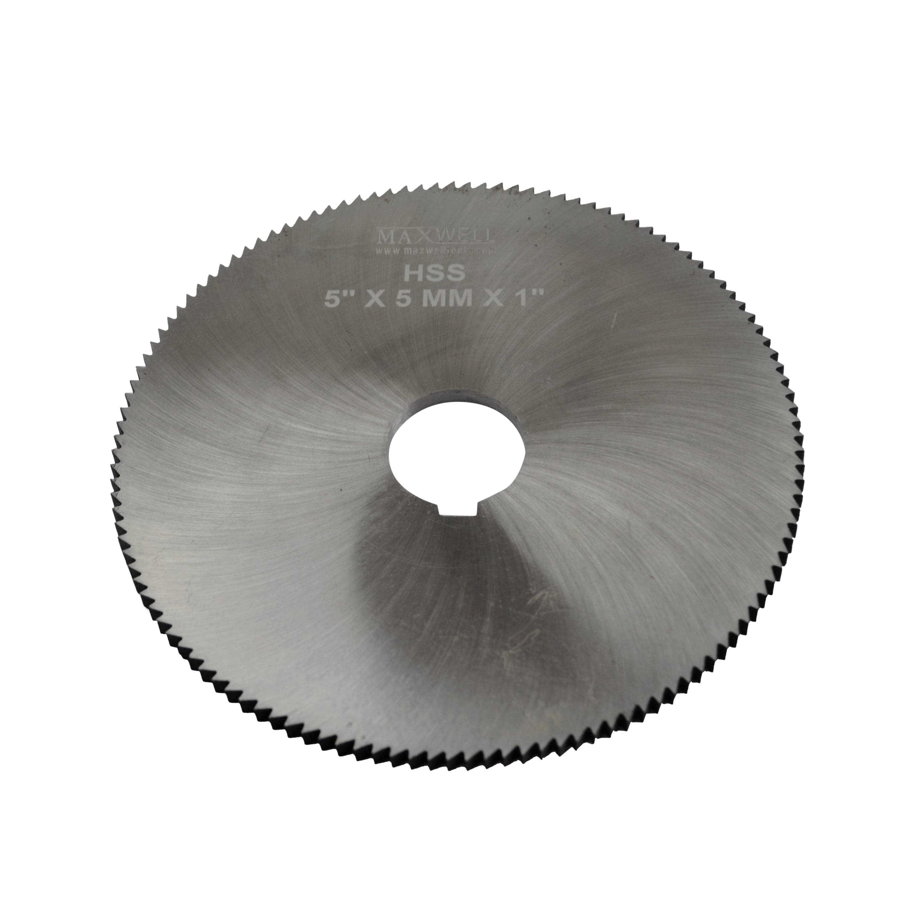 Twin Eagle Imports Slitting Saws Maxwell HSS Slitting Saw 5"x 5 MM x 1" bore