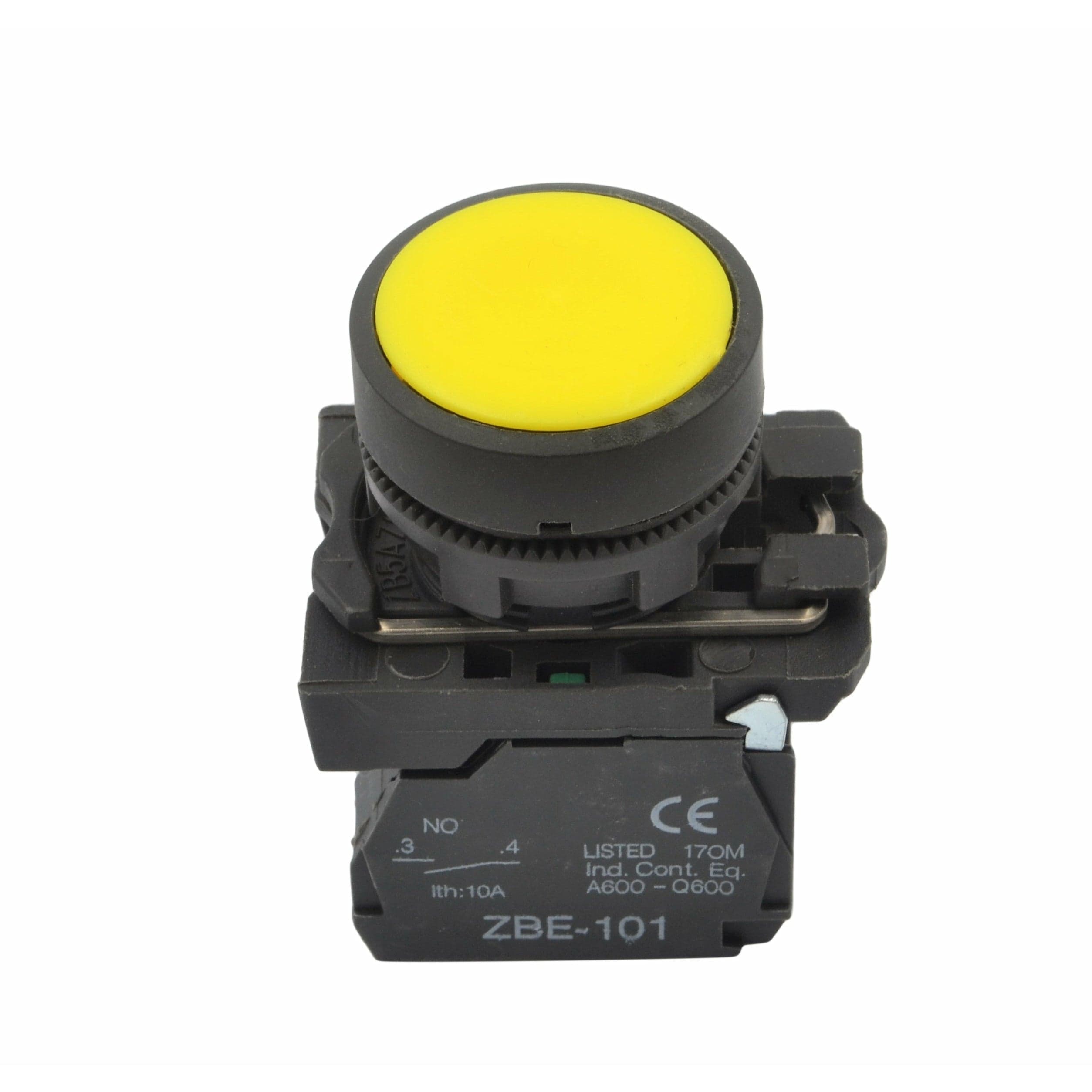 Twin Eagle Imports Switch XB5-AA55 Generic Yellow Panel Mount Switch