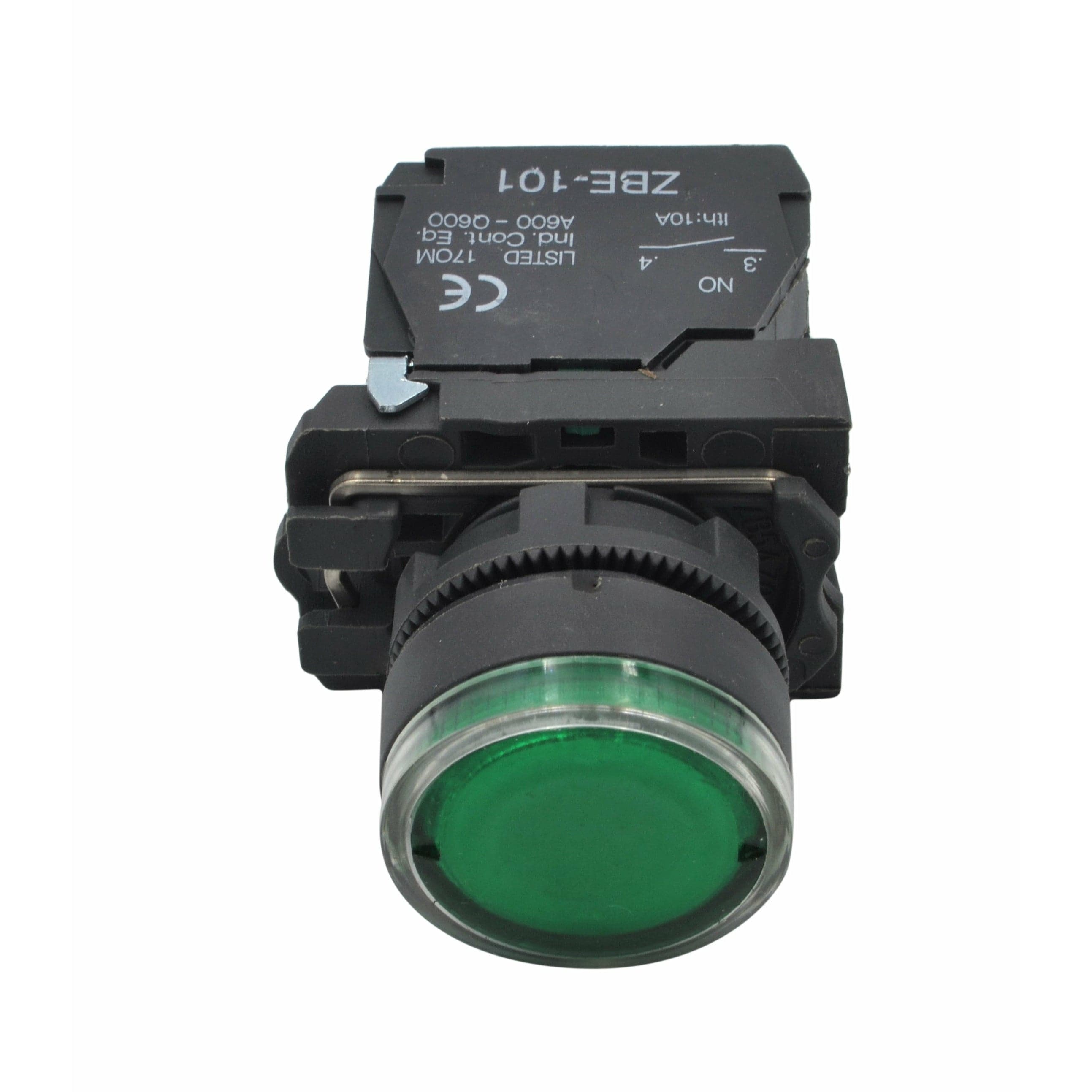 Twin Eagle Imports Switch XB5AW33B5 Generic Green LED Panel Mount Indicator Switch