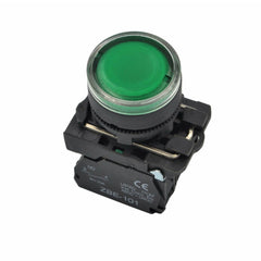 Twin Eagle Imports Switch XB5AW33B5 Generic Green LED Panel Mount Indicator Switch