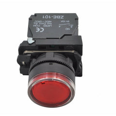 Twin Eagle Imports Switch XB5AW34B5 Generic Red LED Panel Mount Indicator Switch