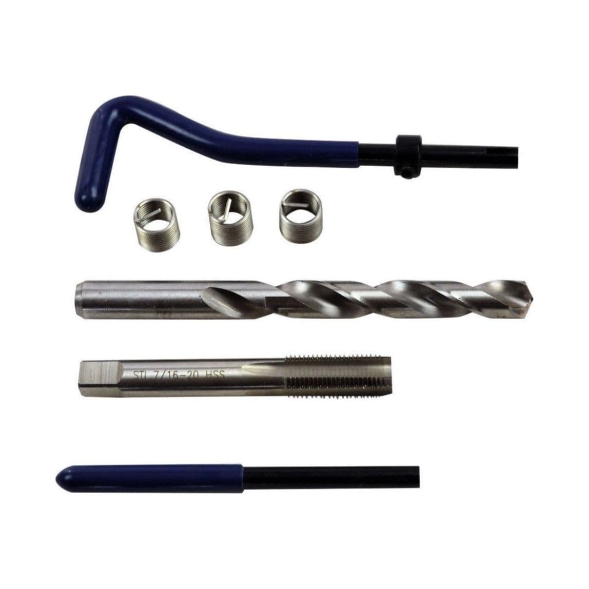 Twin Eagle Imports Thread Repair Imperial Helicoil Thread Repair Kit 7/16-20