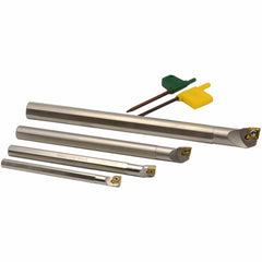 Twin Eagle Imports Turning Tool Indexable Boring Bar 4 Piece Set 8 / 10 / 12 / 16 mm Shank