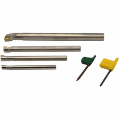 Twin Eagle Imports Turning Tool Indexable Boring Bar 4 Piece Set 8 / 10 / 12 / 16 mm Shank