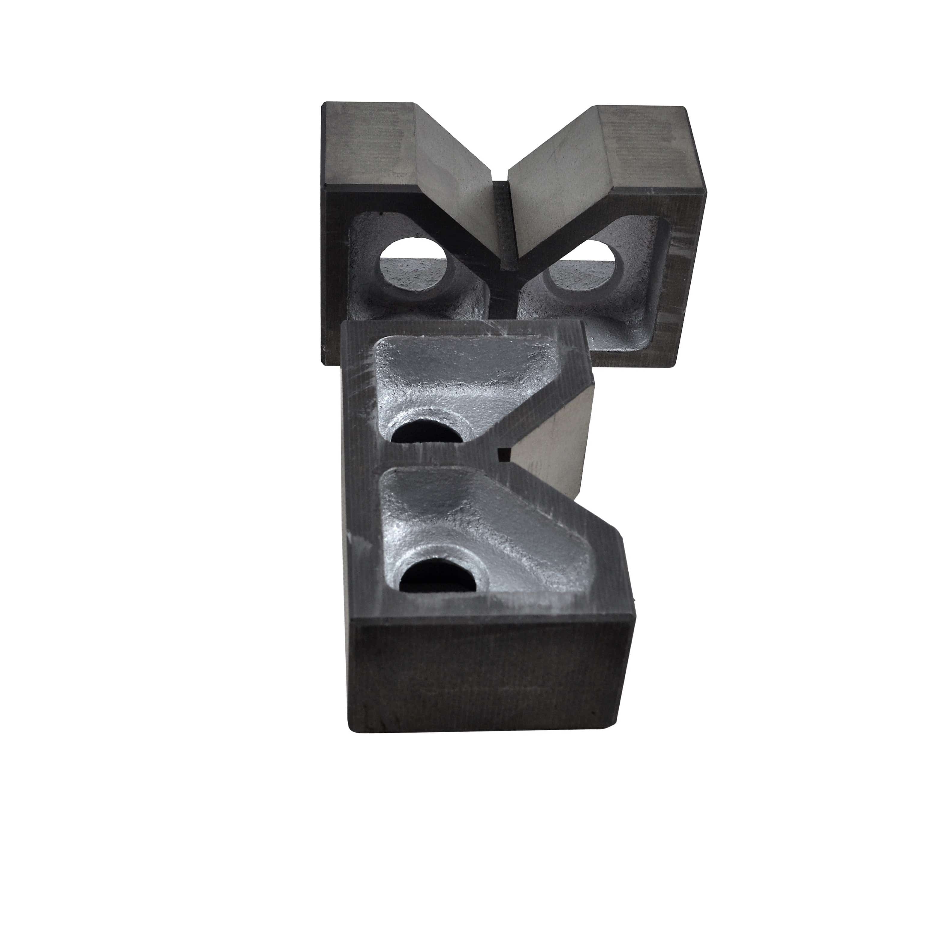 Twin Eagle Imports V Block Premium 6" Cast Iron V Block Set for Precision Milling