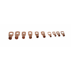 Twin Eagle Imports Wire Terminals & Connectors 200pc Large Gauge Copper Lug Terminal Kit