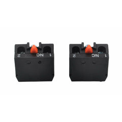 x2 XEN-L1121 Generic Red Plunger NC Contact Block Switch - Twin Eagle Imports