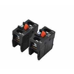 x2 XEN-L1121 Generic Red Plunger NC Contact Block Switch - Twin Eagle Imports