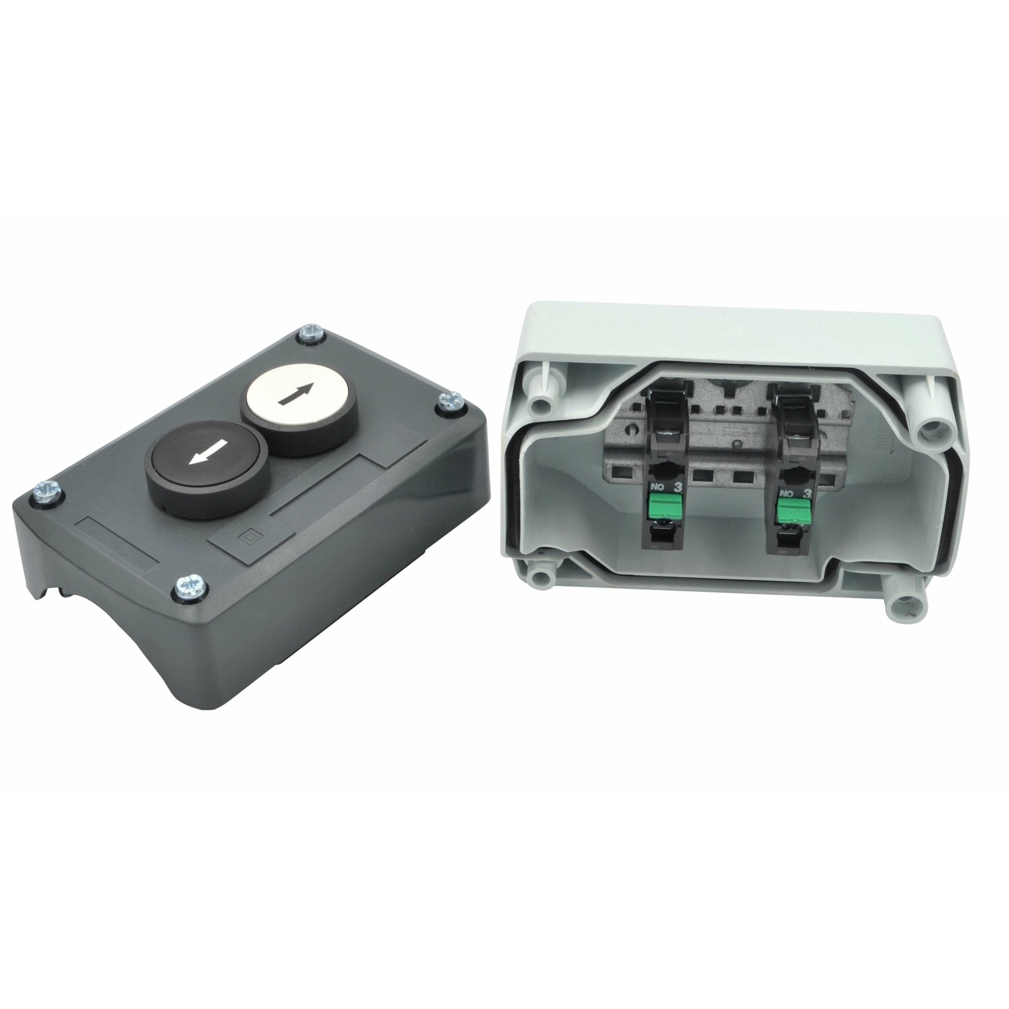 XALD222 Double Pole Control Station NO/NO - Twin Eagle Imports