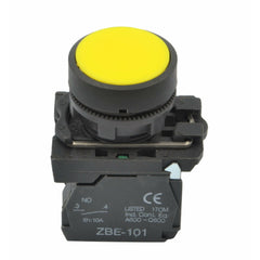 XB5-AA55 Generic Yellow Panel Mount Switch - Twin Eagle Imports