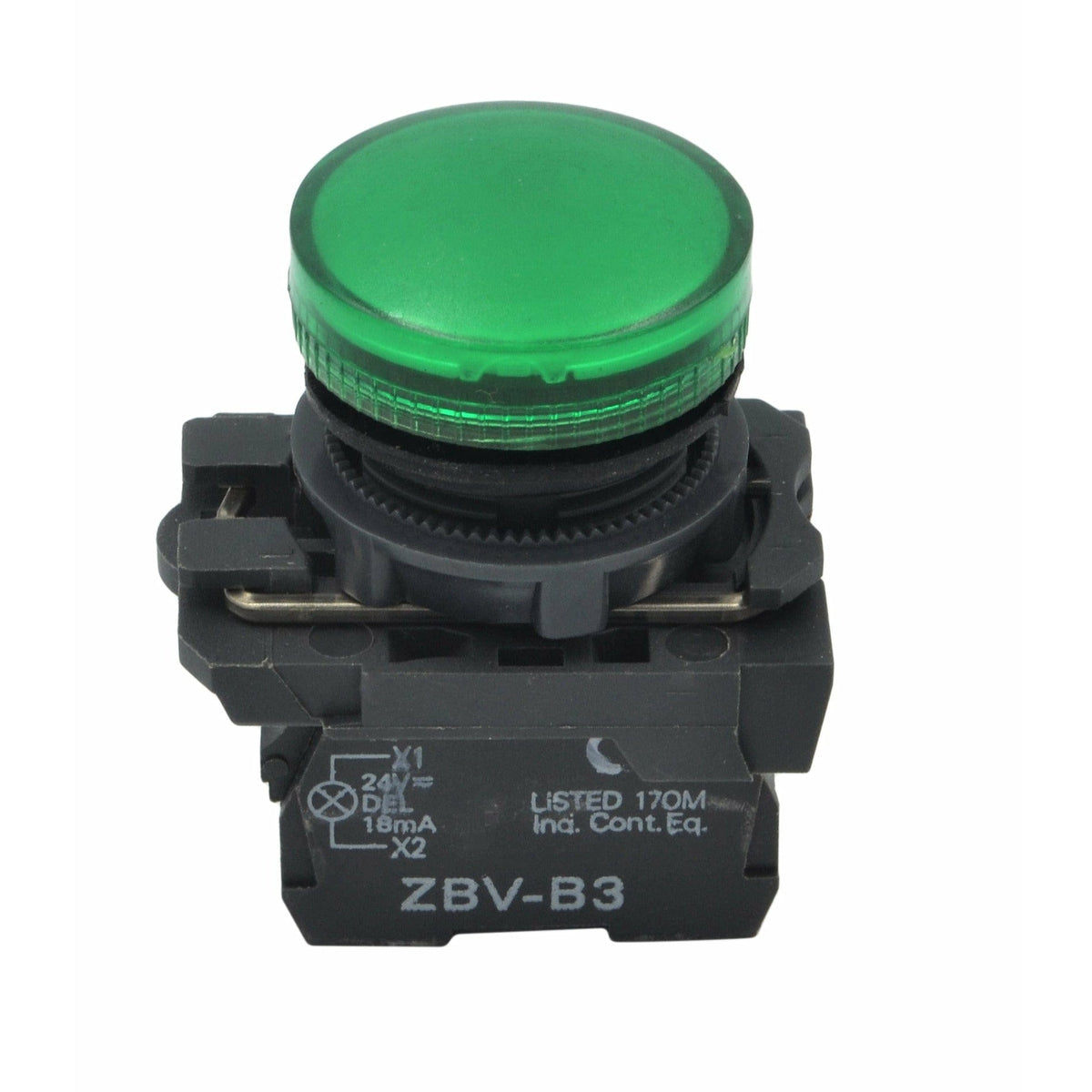 XB5-AVB3 Generic Green LED Panel Mount Indicator - Twin Eagle Imports